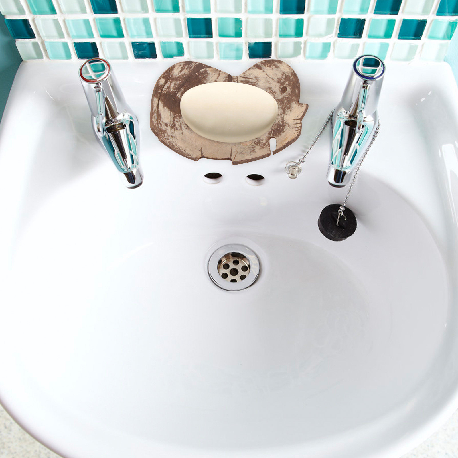 Home Essentials Bathroom Storage - Wooden Soap Box Storage Container Drainage