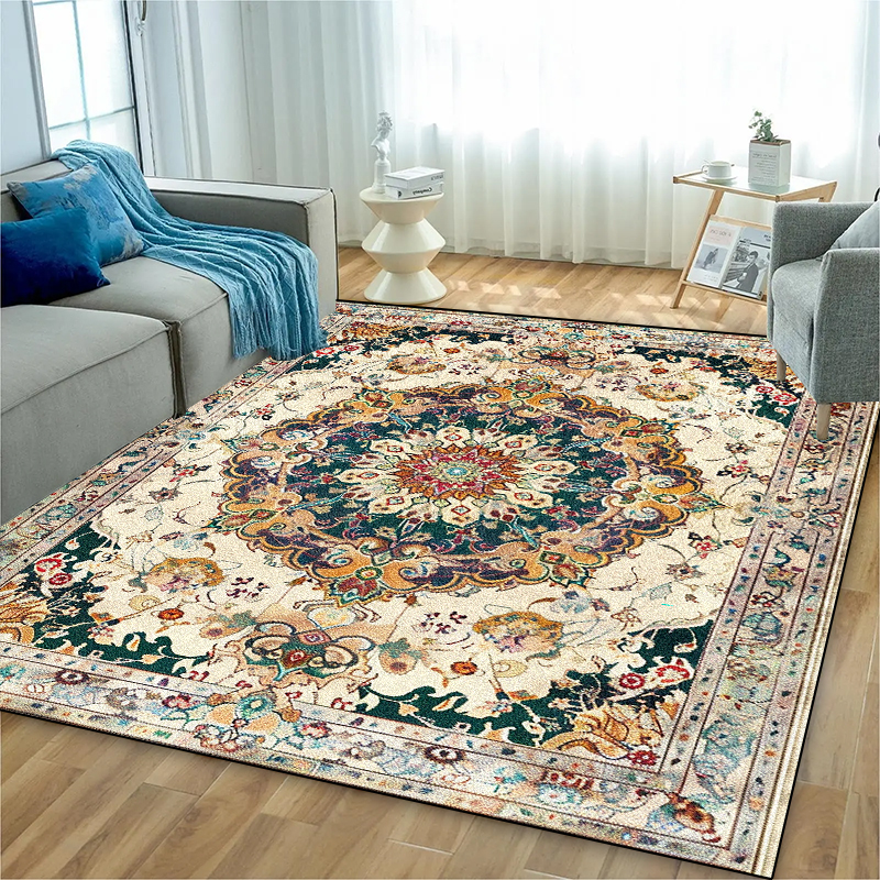 Zara Home Bathroom Rug - Vintage Persian Carpet for Living Room