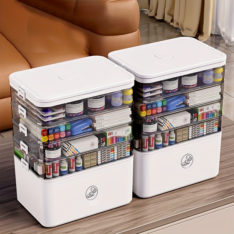 Home Essentials Bathroom Storage - Large Capacity Multi-layer Classification Durable Portable