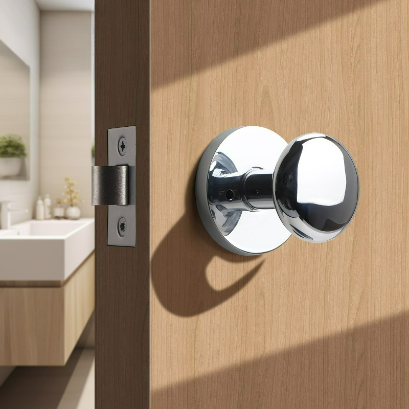 Home Bathroom Key - American Spherical Lock, Circular Indoor Bathroom,