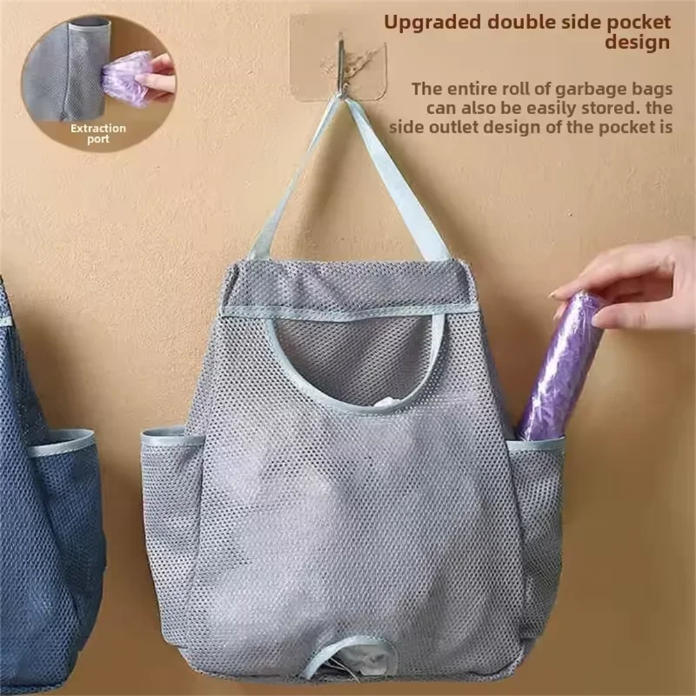 Home Essentials Bathroom Storage - Garbage Bag Storage Wall Hanging Bag