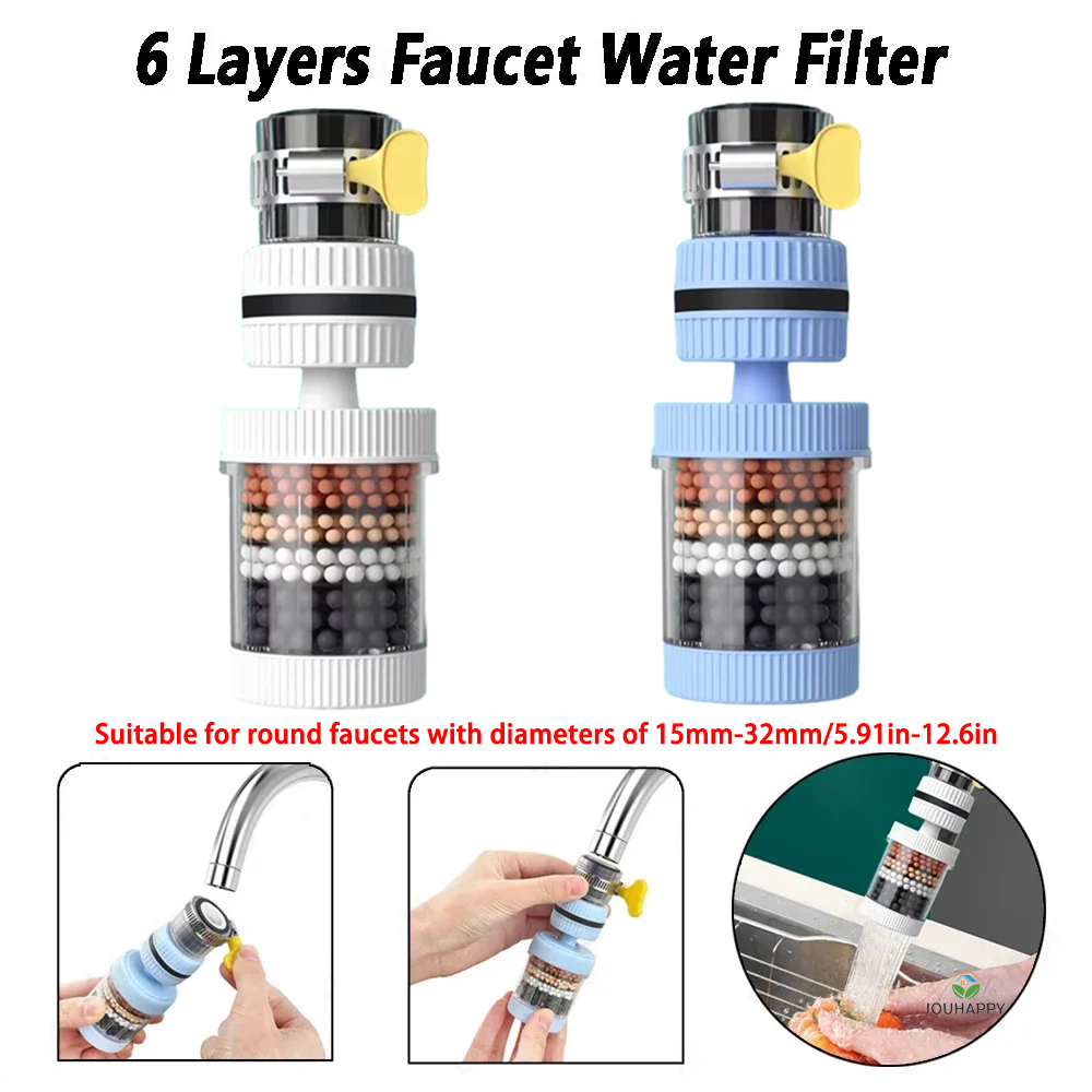 Universal Shower Faucet 6 Laye – Home Bathroom Water Filter recenzja i cena