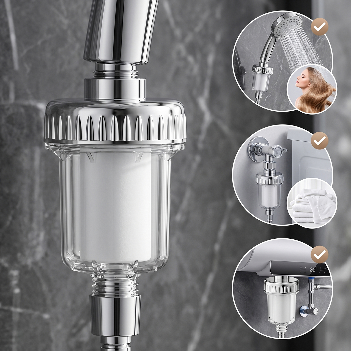 Water Heater Pre Filter Shower – Home Bathroom Water Filter recenzja i cena