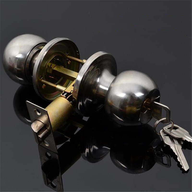 Round Ball Privacy Door Knob B – Home Bathroom Key recenzja i cena