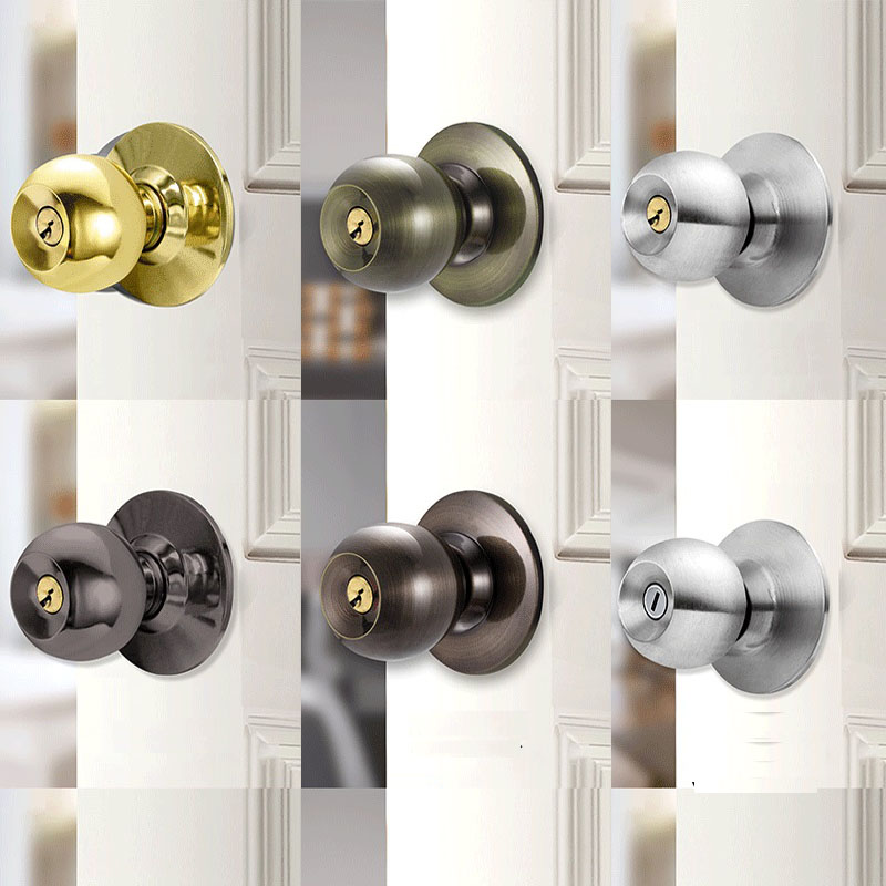 Aluminum Alloy Round Door Knob – Home Bathroom Key recenzja i cena