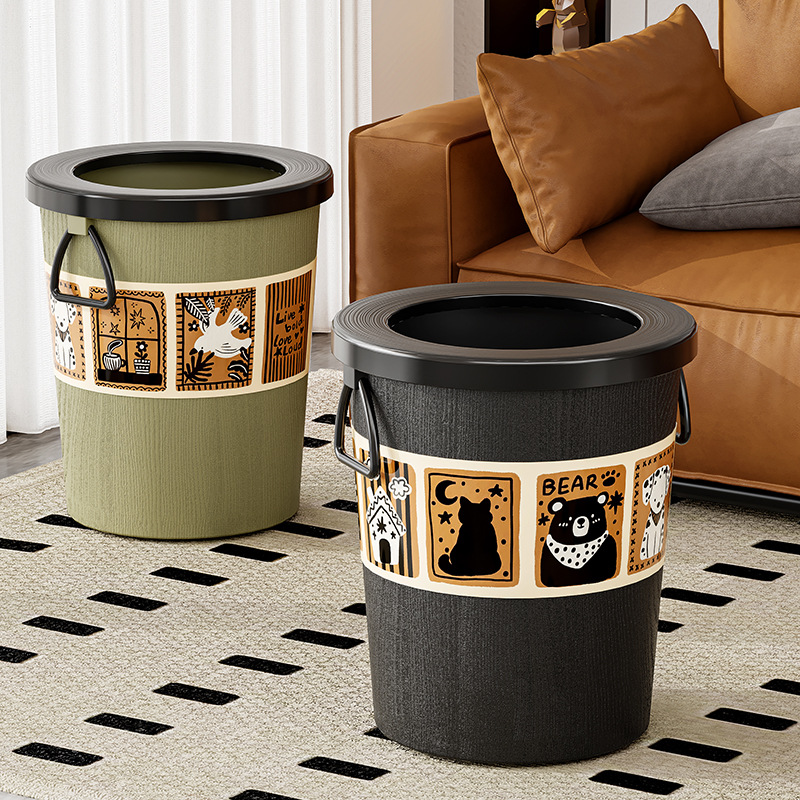 Vintage-Style Large Trash Bin  – Home Essentials Bathroom Storage recenzja i cena