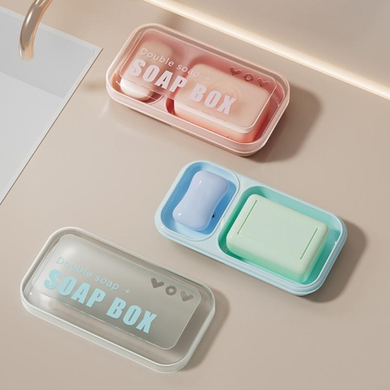 Double Compartment Soap Holder – Home Essentials Bathroom Storage recenzja i cena