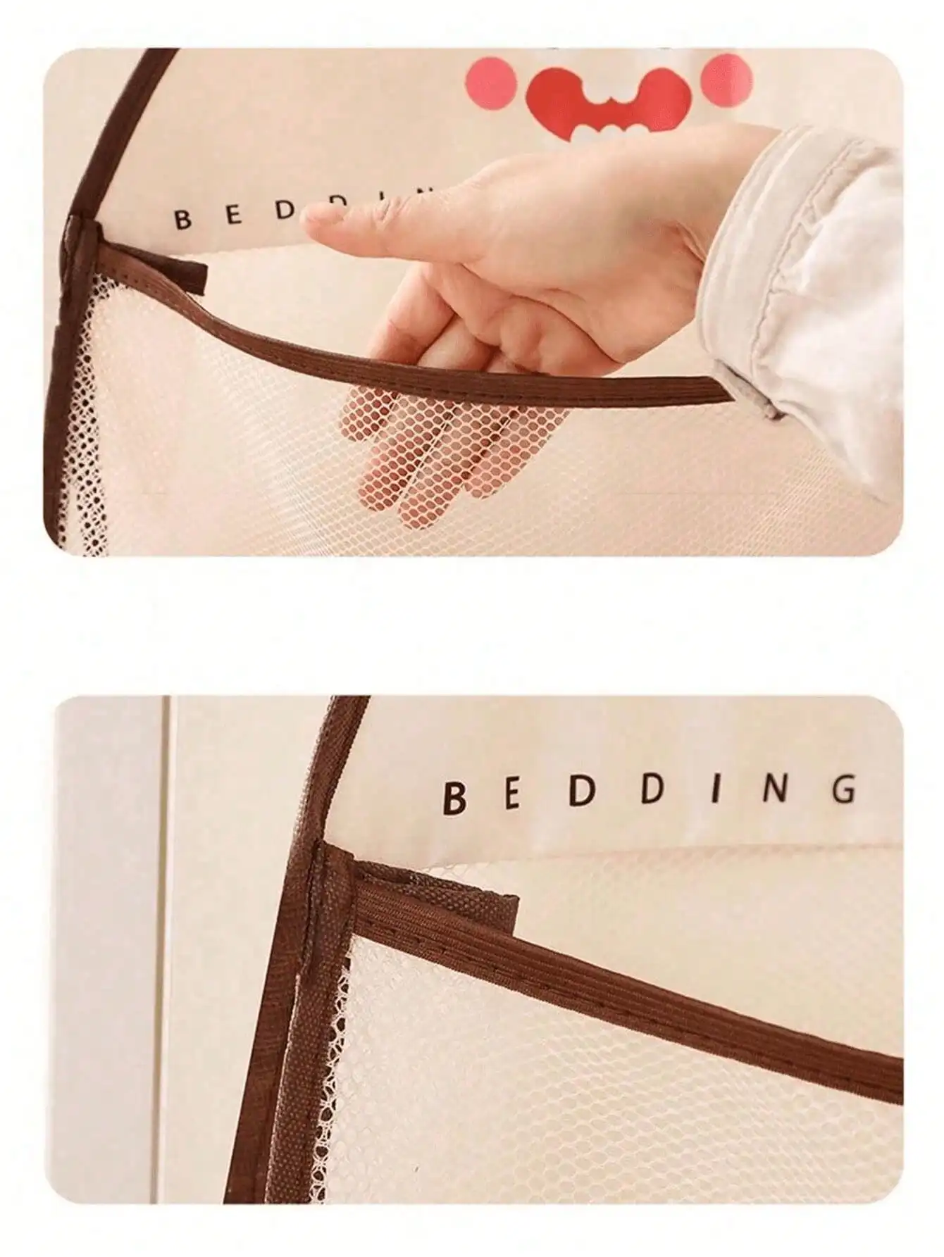 4pcs Hanging Mesh Storage Bags – Home Essentials Bathroom Storage recenzja i cena
