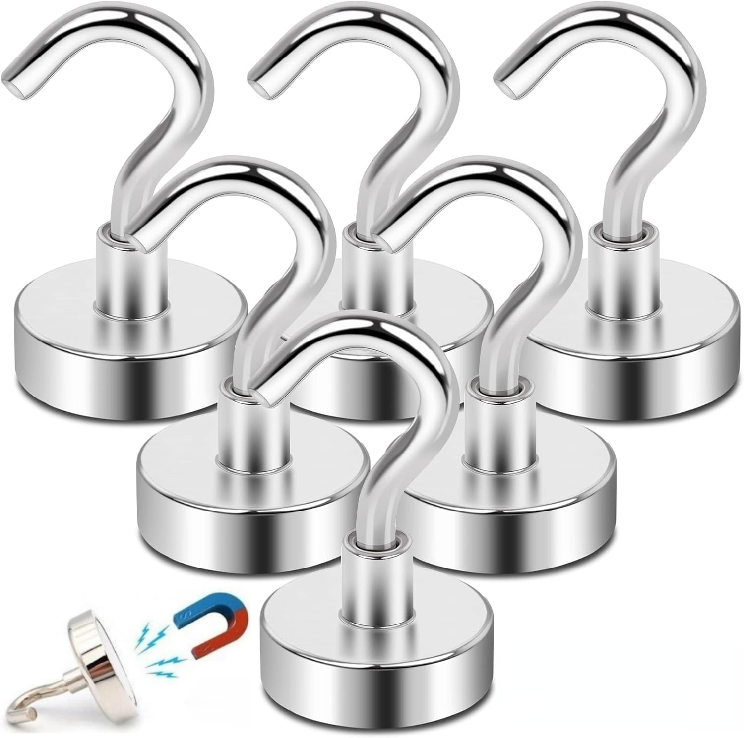 1-80PCS Strong Magnetic Hooks  – Home Bathroom Key recenzja i cena