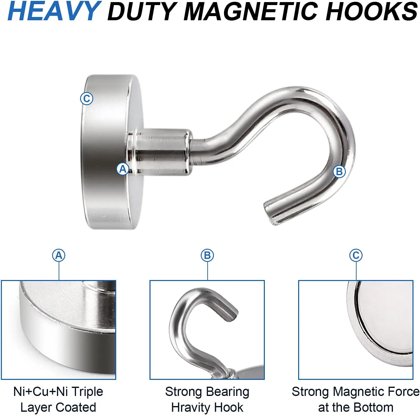 1-80PCS Strong Magnetic Hooks  – Home Bathroom Key recenzja i cena
