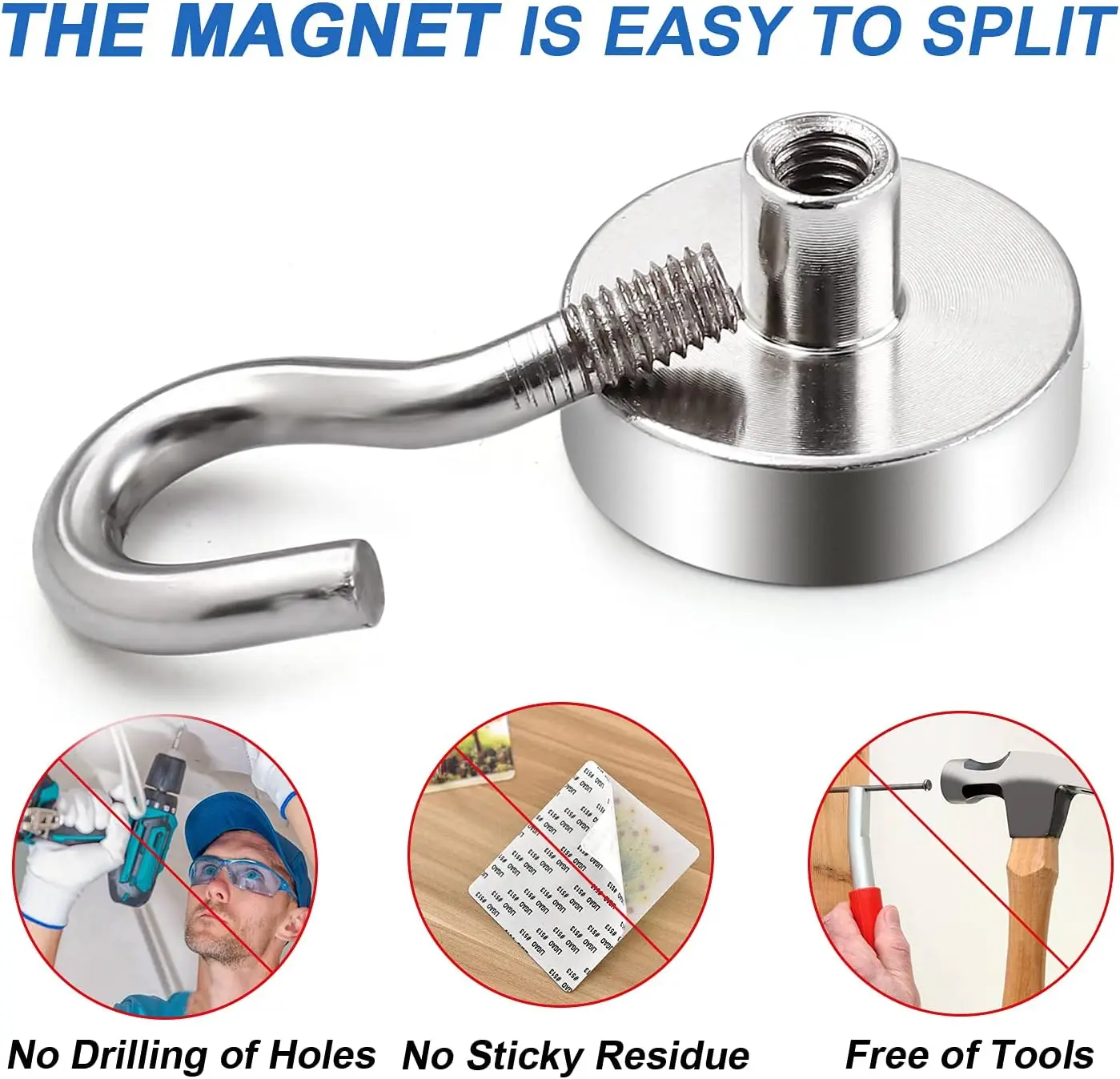 1-80PCS Strong Magnetic Hooks  – Home Bathroom Key recenzja i cena