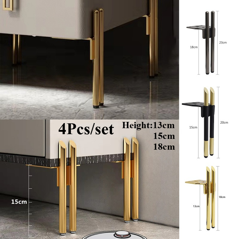 4pcs 13/15/18cm Metal Adjustab – Home Hardware Bathroom Cabinets recenzja i cena