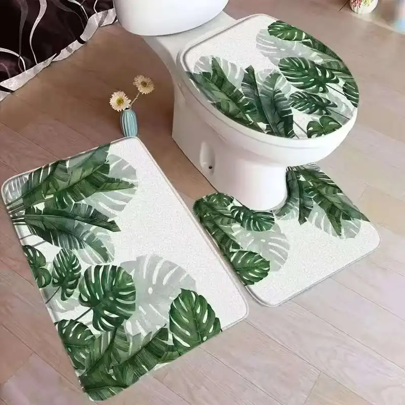 VIKAMA Tropical Leaf Bath Mat  – Zara Home Bathroom Rug recenzja i cena
