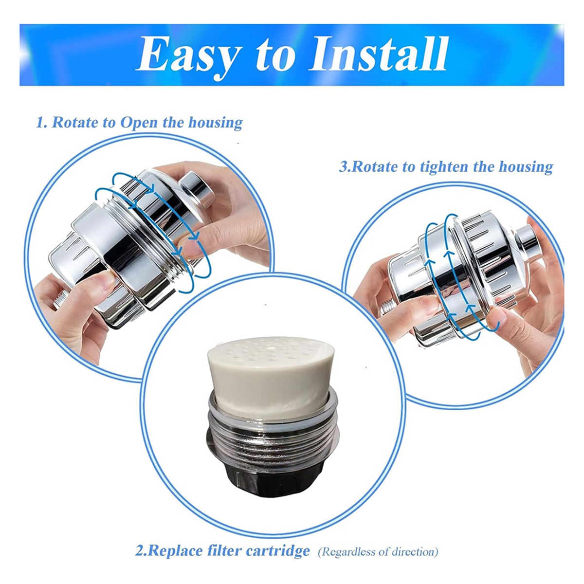 SDFC 5 Pc Shower Filter Replac – Home Bathroom Water Filter recenzja i cena