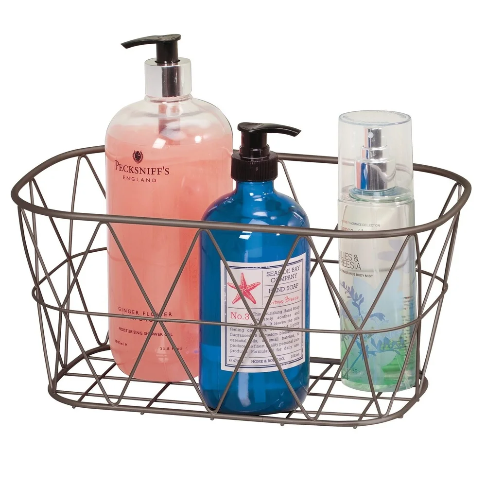 Bronze Steel Wire Storage Bask – Home Essentials Bathroom Storage recenzja i cena