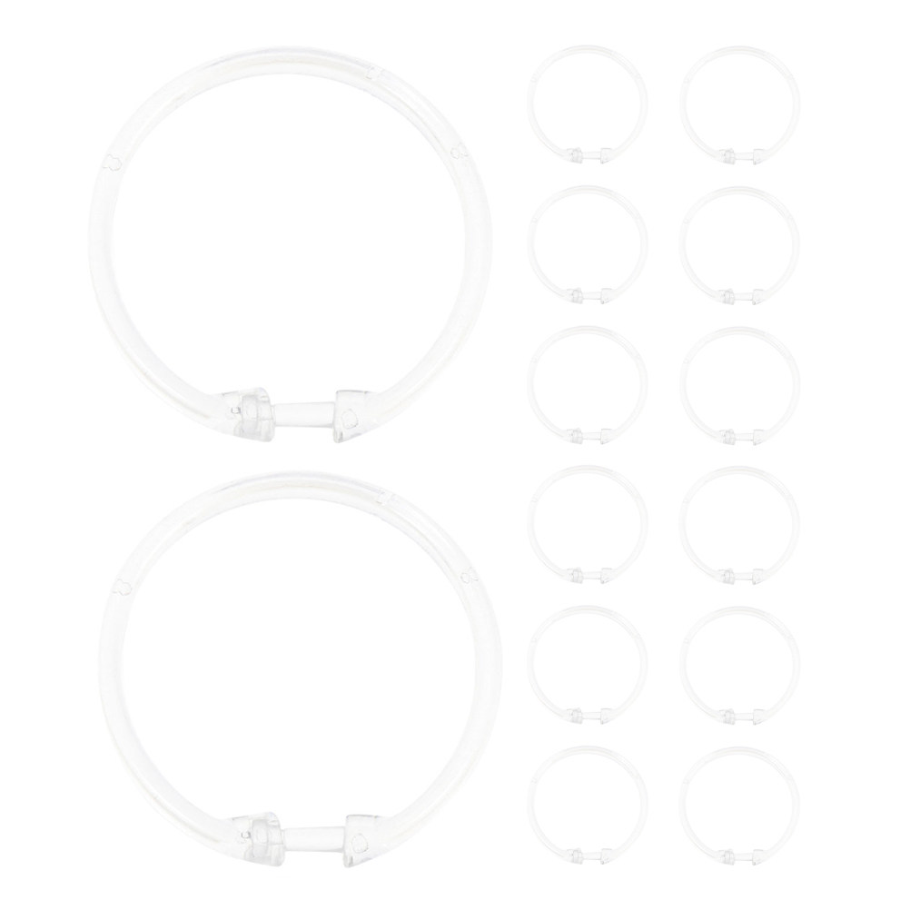 15Pcs Clear Shower Curtain Rin – Home Bathroom Design recenzja i cena