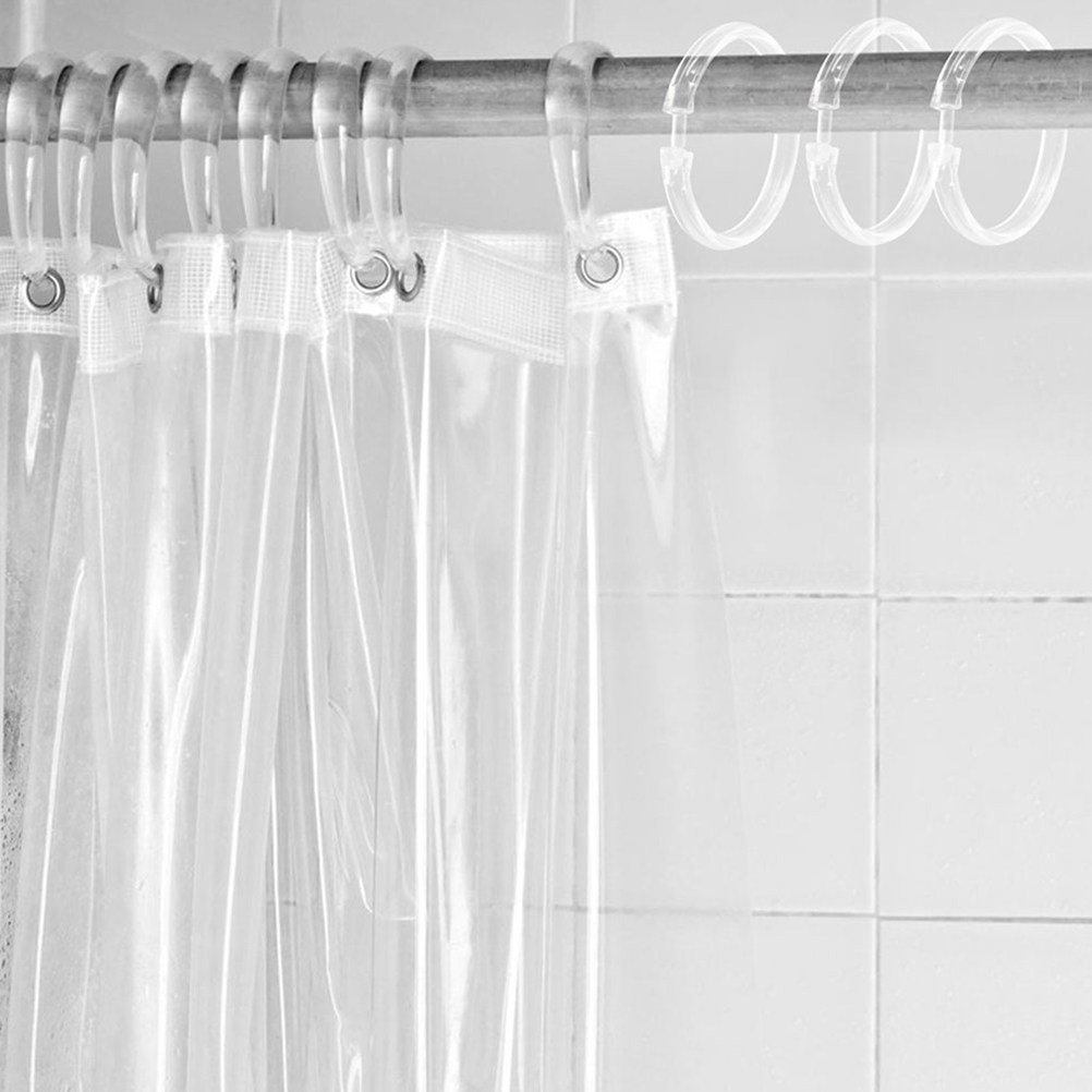 15Pcs Clear Shower Curtain Rin – Home Bathroom Design recenzja i cena