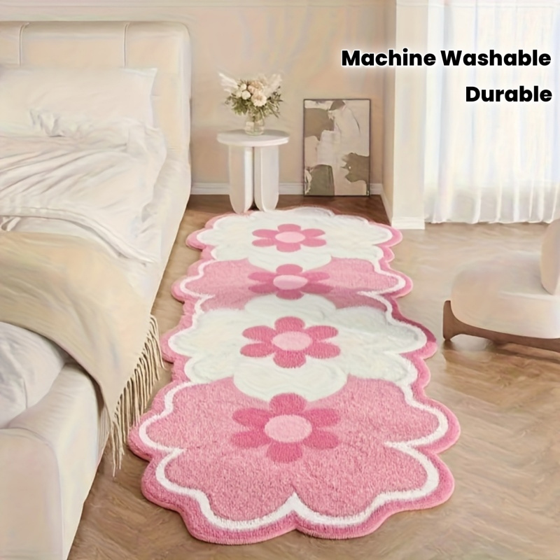 VIKAMA Cute Pink Flower Shaped – Zara Home Bathroom Rug recenzja i cena