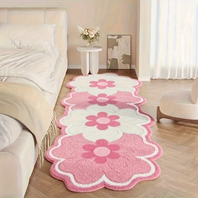 VIKAMA Cute Pink Flower Shaped – Zara Home Bathroom Rug recenzja i cena