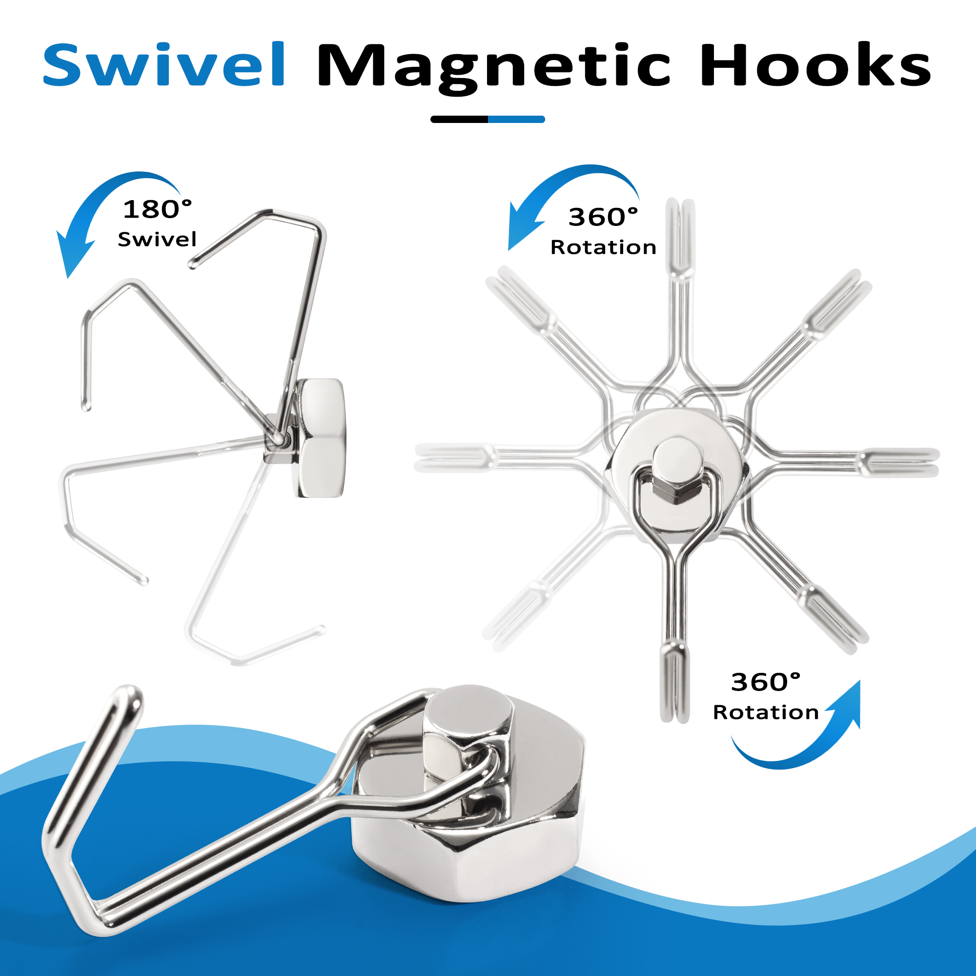 2PCS Strong Magnetic Hooks Sto – Home Bathroom Key recenzja i cena