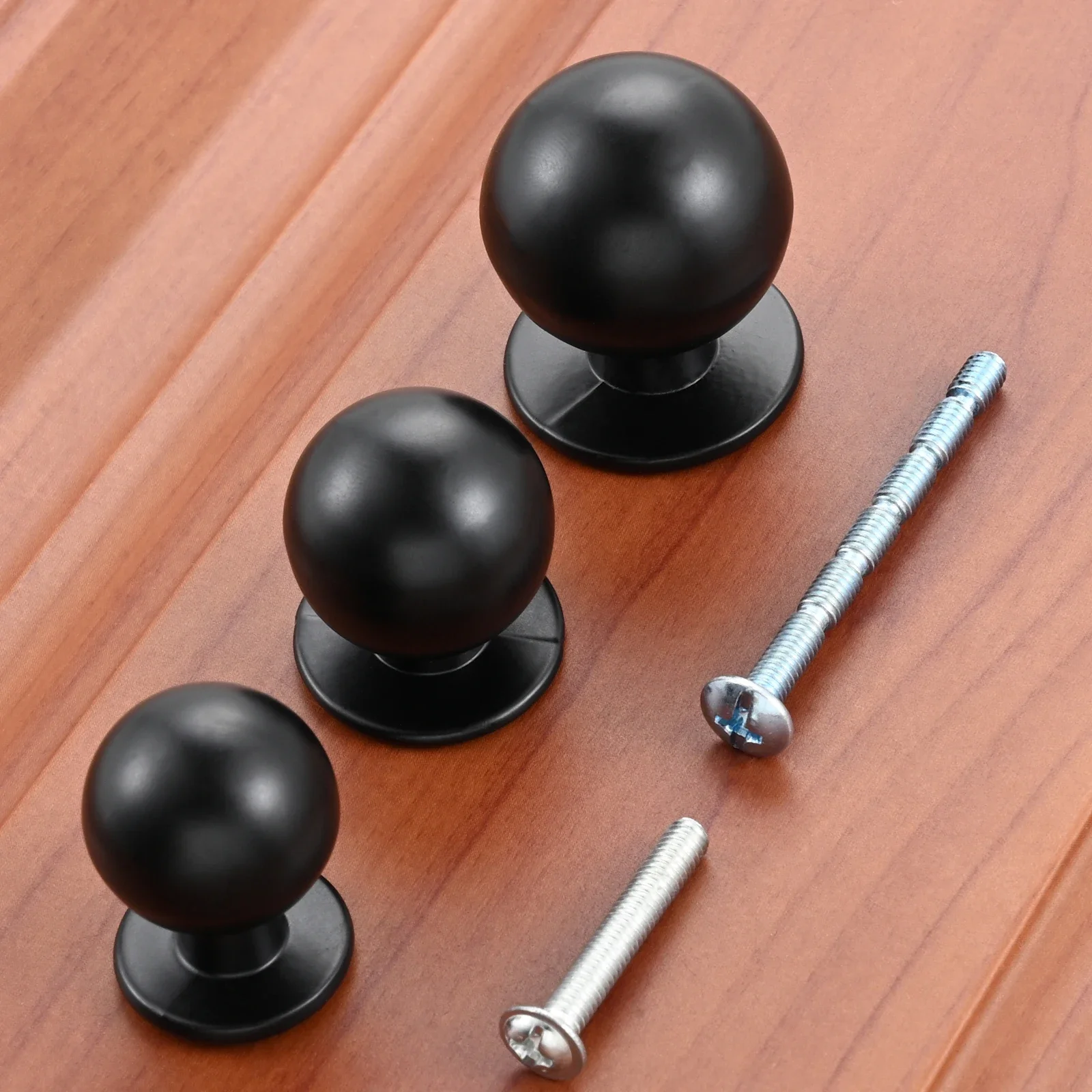6pcs Black Modern Cabinet Door – Home Hardware Bathroom Cabinets recenzja i cena