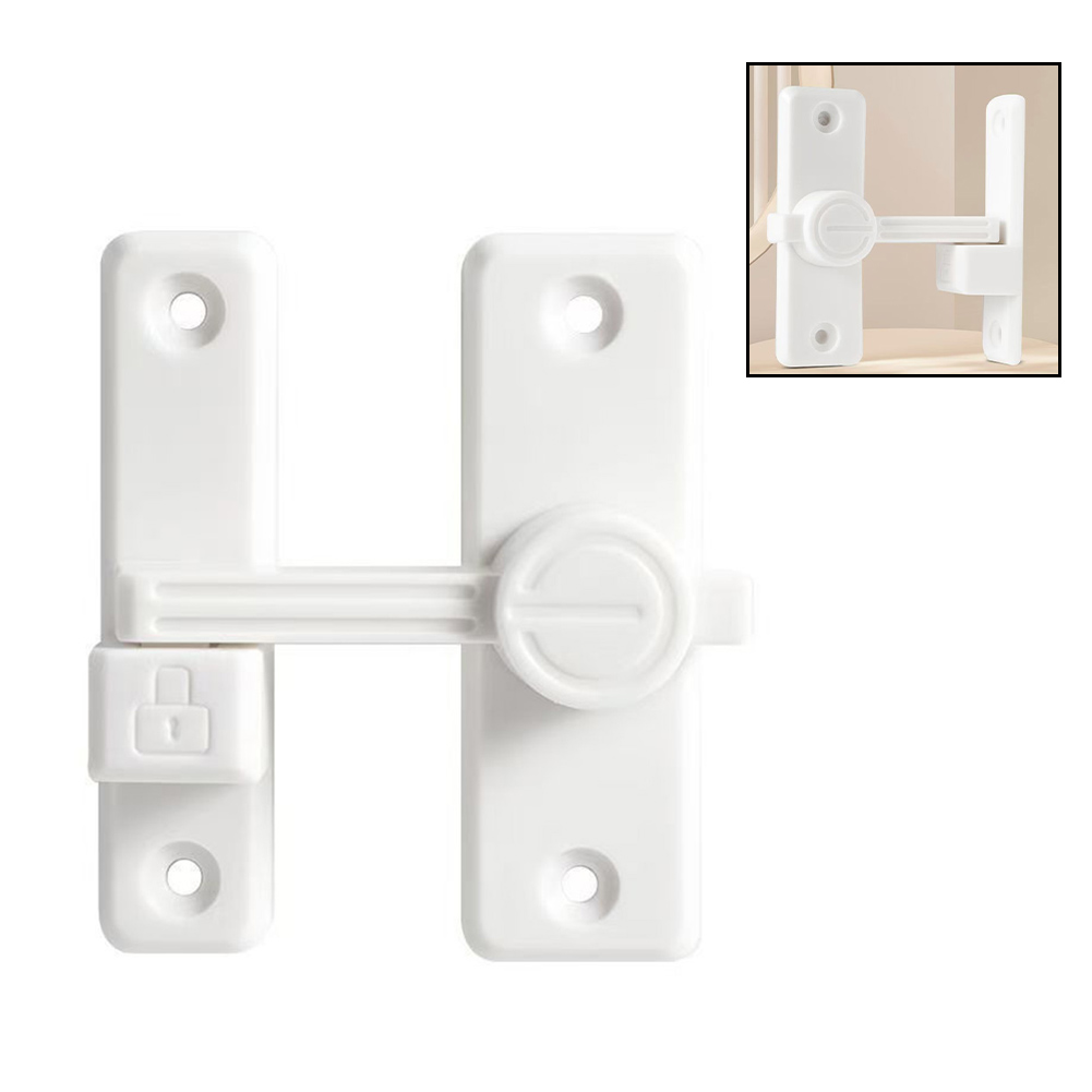 White 90 Degree Flip Latch For – Home Hardware Bathroom Cabinets recenzja i cena