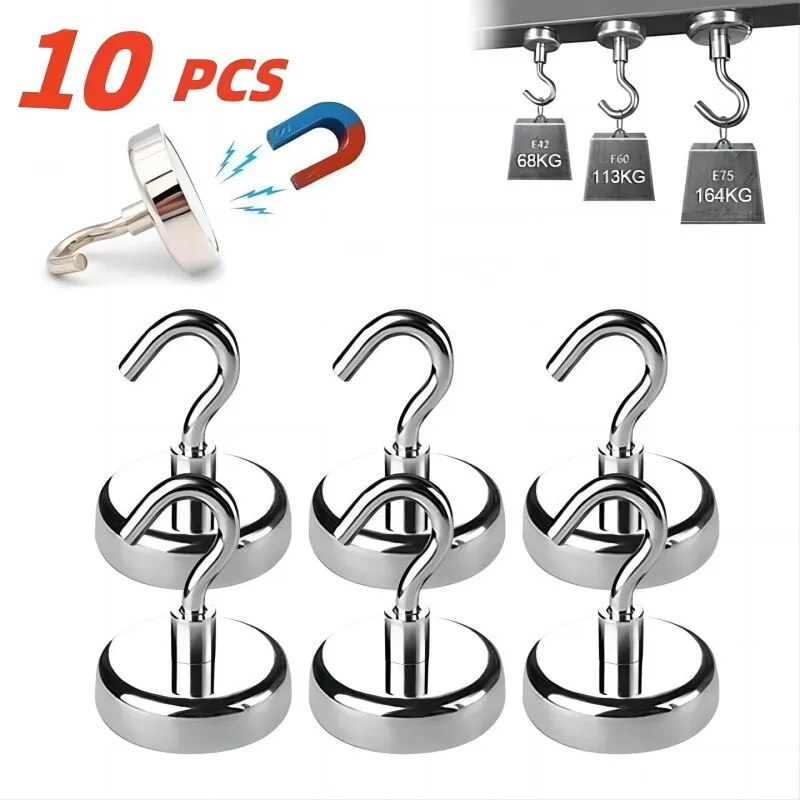 10PCS Strong Magnet Hooks Mult – Home Bathroom Key recenzja i cena