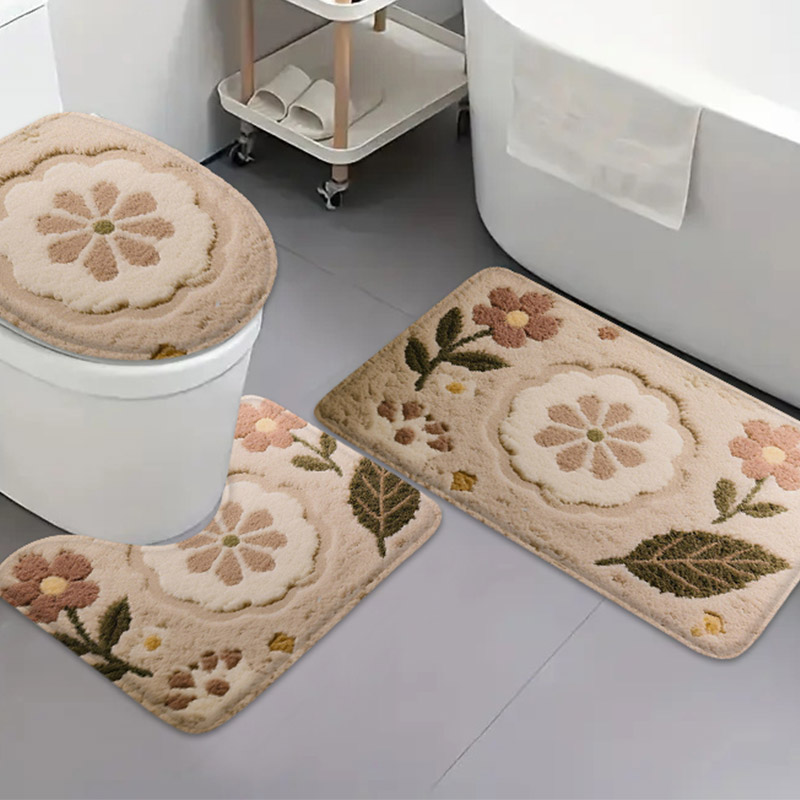 3pcs Korean style home toilet  – Zara Home Bathroom Rug recenzja i cena