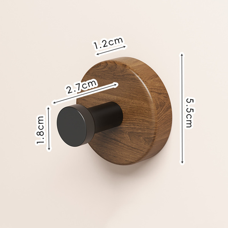4/1pcs Wall Wood Hook Self-adh – Home Bathroom Key recenzja i cena