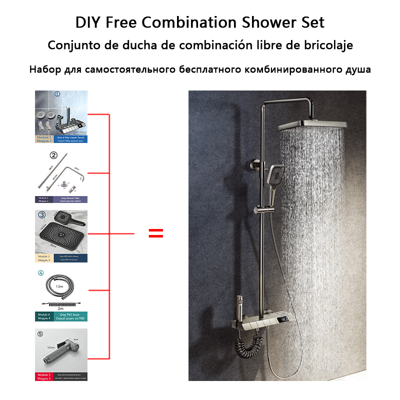 Piano Keys Bathroom Shower Set – Home Bathroom Key recenzja i cena