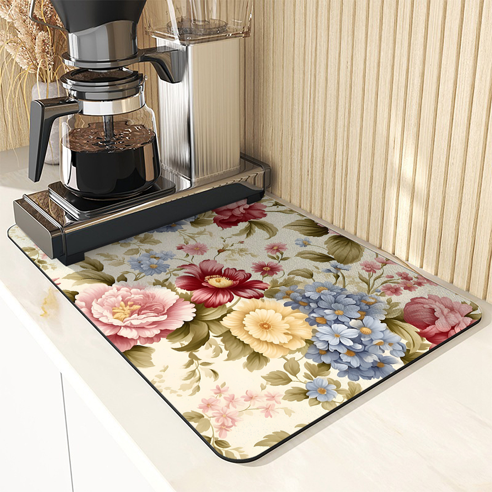 Coffee Mat Plants and Flowers  – Zara Home Bathroom Rug recenzja i cena