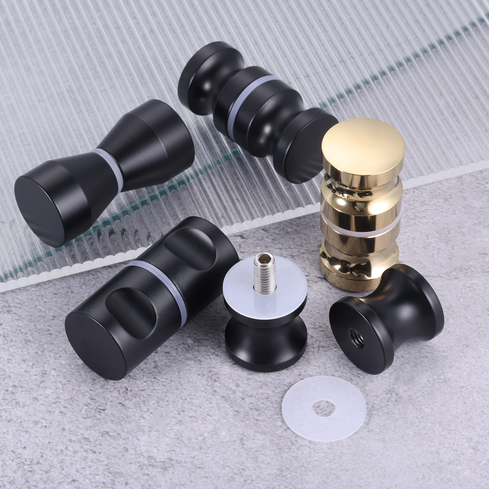 Aluminum Alloy Door Handle Bla – Home Hardware Bathroom Cabinets recenzja i cena