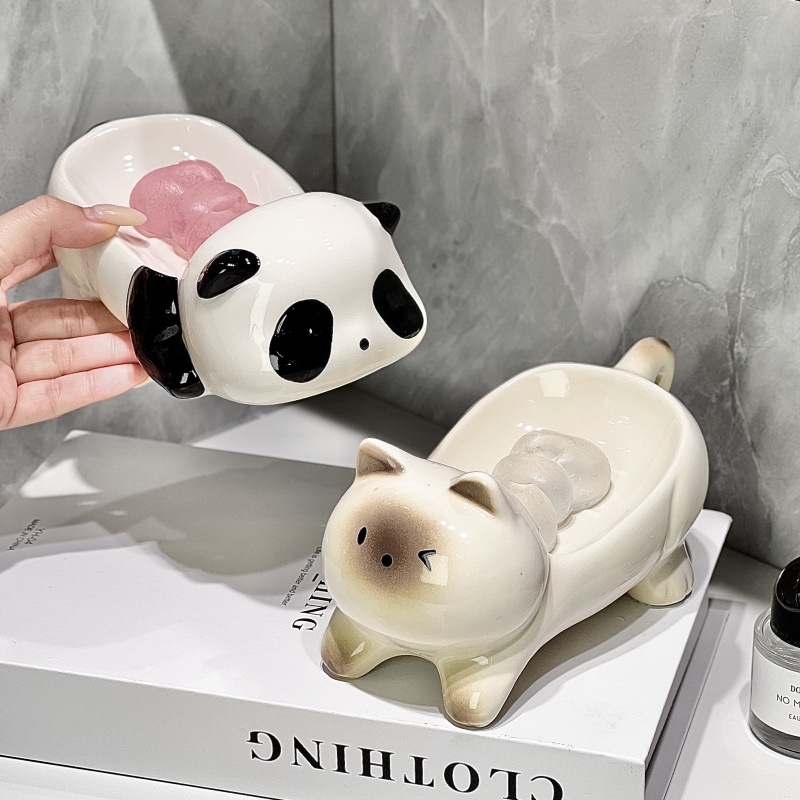 The New High-end Ceramic Soap  – Home Essentials Bathroom Storage recenzja i cena